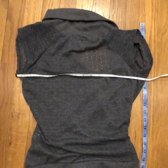 BOGO Rennes Charcoal Grey Pull over Deep V Vest - Picture 6 of 8